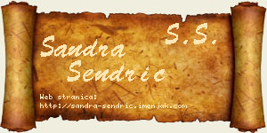 Sandra Sendrić vizit kartica